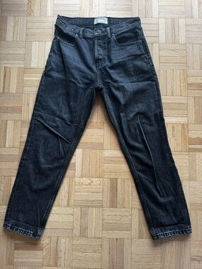 Everlane Black Straight Leg Jeans Women’s Size 26 High Rise